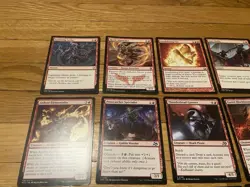 Red MTG Cards Lot Rare, Foil, Land, And More Magic The Gathering Cards! - Image 5