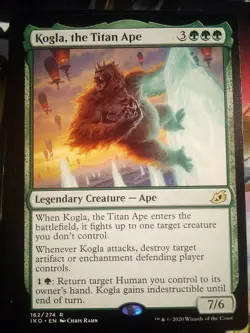 Kogla, the Titan Ape Ikora: lair of Behemoths Magic The Gathering Rare MTG green - Image 1