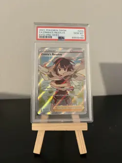 Zinnia’s Resolve 203/203 Pokemon Evolving Skies 2021 Full Art Trainer PSA 10 - Image 1