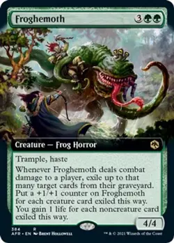 Froghemoth (Extended Art) #384 (NM) Adventures in the Forgotten Realms MTG - Image 1