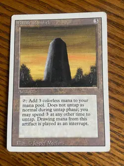 Wizards of the Coast Basalt Monolith Revised Uncommon Artifact Regular EN - Image 1