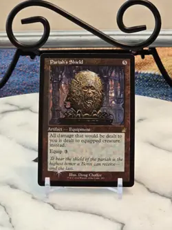 MTG Pariah's Shield (Retro Frame) Ravnica Remastered Foil LP - Image 1