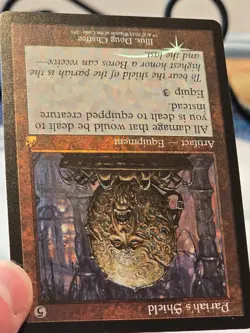 MTG Pariah's Shield (Retro Frame) Ravnica Remastered Foil LP - Image 3