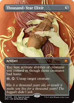 Thousand-Year Elixir (Borderless) #148 *Foil* (NM) Special Guests (SPG) MTG - Image 1