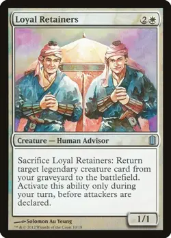 Loyal Retainers #10 *Foil* (LP) Commander's Arsenal (CM1) MTG - Image 1