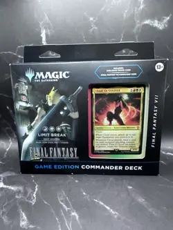 Magic MTG Final Fantasy VII Commander Deck Limit Break Open Box No Promo - Image 1