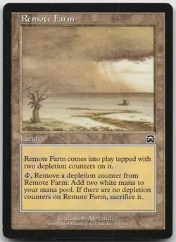 Remote Farm 323 Common Mercadian Masques Magic: The Gathering Moderately Played - Image 1