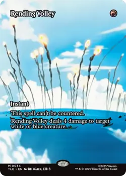 x1 Rending Volley - Borderless M MTG Avatar: The Last Airbender: Eternal M/NM, E - Image 1