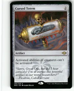 Cursed Totem | | Modern Horizons 2 | 295 | NM | MTG - Image 1