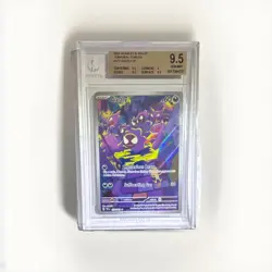 Pokemon TCG Gastly 177/162 SV05 Temporal Forces Illustration Rare Holo BGS 9.5 - Image 1