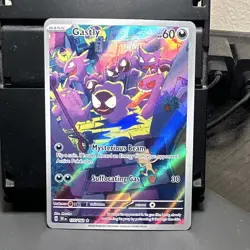Pokemon Gastly 177/162 SV05 Temporal Forces Illustration Rare Holo - Image 1