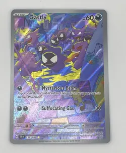 Pokemon TCG Gastly 177/162 SV05 Temporal Forces Holo Full Art - Image 1