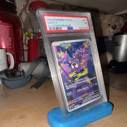 Pokemon PSA Gastly 177/162 Illustration Rare Holo SV05 Temporal Forces 2024 - Image 2