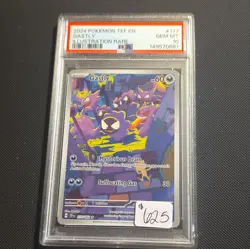 Pokemon TCG SV05 Temporal Forces Gastly 177/162 IR Holo EN PSA 10 - Image 1