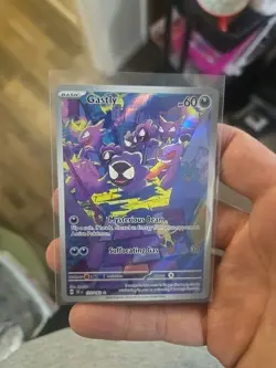 Pokemon Gastly 177/162: SV05 Temporal Forces Illustration Rare Holo 60 HP - Image 1
