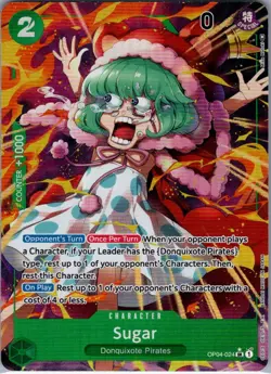 Sugar (Alternate Art) OP04-024 English Kingdoms of Intrigue - One Piece - NM - Image 1