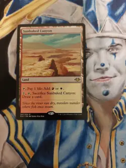Sunbaked Canyon MTG Modern Horizons Rare Land NM-M Pack Fresh x1 - Image 1