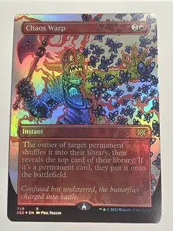 Chaos Warp - Double Masters 2022 - Showcase - NM - MTG - FOIL - Image 1