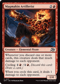 Magmakin Artillerist (FOIL) x1 - MTG Aetherdrift DFT #137 - Image 1