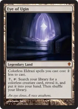MTG English Eye of Ugin Light Play Foil Worldwake - Image 1