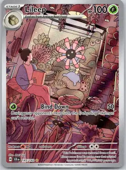 Lileep 145/142 Illustration Rare Stellar Crown Pokemon Near Mint - Image 1