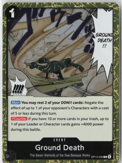The Azure Sea's Seven #OP14-096 Ground Death - Image 1