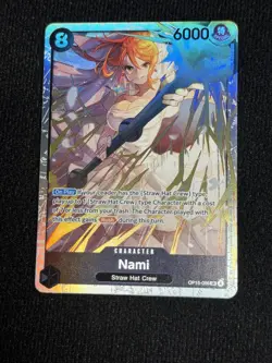 One Piece Card Game Nami OP15-086 Super Rare Foil 6000 - Image 1
