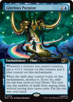 MTG [MSC-330 NM] Glorious Purpose (Extended Art) - Image 1
