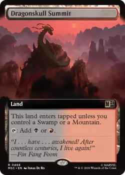 MTG [MSC-468 NM] Dragonskull Summit (Extended Art) - Image 1