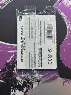 Team Rocket’s Tyranitar Pokemon Center Promo Destined Rivals Exclusive SEALED - Image 2