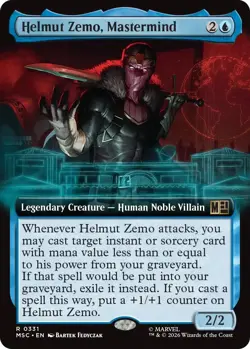 MTG [MSC-331 NM] Helmut Zemo, Mastermind (Extended Art) - Image 1
