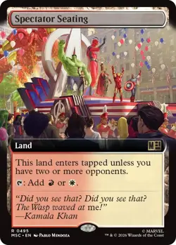 MTG - [MSC - 495] Spectator Seating (Extended Art) - Commander: Marvel Super ... - Image 1