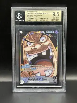 Marshall D. Teach PSA 10 OP09-081 Alternate Art One Piece BGS 9.5 - Image 1