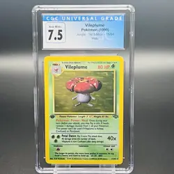 1999 Pokemon Jungle 1st Edition Vileplume Holo 15/64 CGC 7.5 - Image 1