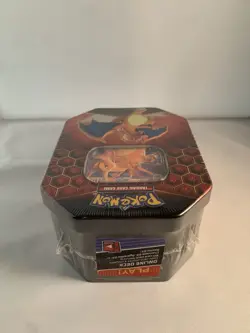 Pokemon TCG - Hidden Fates 2019 GX Tin (Charizard) - Factory Sealed - Image 3