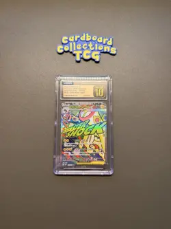 Mega Eelektross ex Mega Attack Rare Holo CGC Pristine 10 225/193 JPN 2025 - Image 1