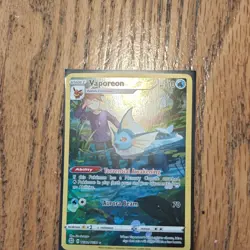 Pokemon TCG Vaporeon TG02/TG30 Brilliant Stars Trainer Gallery Ultra Rare Holo - Image 1