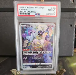 Pokemon Mew VSTAR Universe 183/172 AR Art Rare Japanese PSA 10 - Image 1