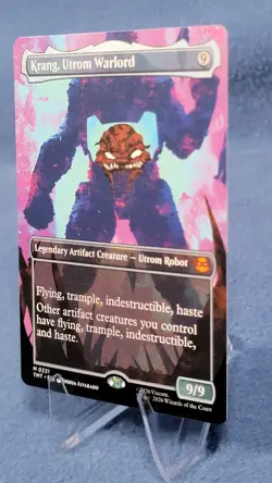 Krang, Utrom Warlord 0221 (Borderless) Teenage Mutant Ninja Turtles MTG NM - Image 4