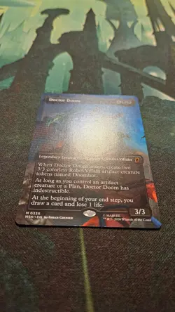 Doctor Doom Borderless Marvel Super Heroes Magic the Gathering MtG - Image 2