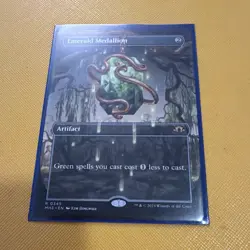 Wizards of the Coast MTG Emerald Medallion 0345 Foil Borderless Rare EN MH3 - Image 2