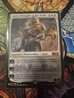 MTG Ajani, Strength of the Pride Core Set 2020 Regular Card 002/280 NM - Image 1