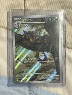 Pokemon TCG Liepard 137/086 Sv: White Flare Illustration Rare Holo Full Art - Image 1
