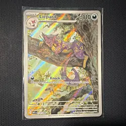 Pokemon TCG Liepard 137/086 SV White Flare Holo Illustration Rare EN- Near Mint - Image 1