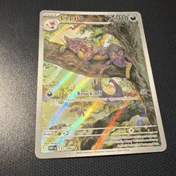 Pokemon TCG Liepard 137/086 SV White Flare Holo Illustration Rare EN- Near Mint - Image 3
