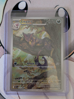 Pokemon TCG Liepard 137/086 - Illustration Rare - White Flare - NM - Image 1