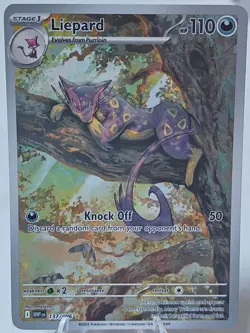[AUS] Pokemon TCG English Liepard 137/086 White Flare Illustration Rare - Image 1