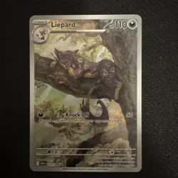 Liepard 137/086 NM White Flare Illustration Rare Pokemon TCG English - Image 2