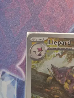 Pokemon TCG SV White Flare Liepard Illustration Card 137/086 Rare NM Condition - Image 2