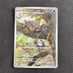 Pokemon TCG White Flare Liepard Illustration Rare 137/086 Near Mint English - Image 1